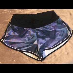 Lululemon High Rise Running Shorts